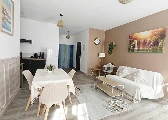9, 2ème étage, Magnifique T2 D'environ 45m2, Climatisé Avec Large Terrasse Plein Sud * Amélie-les-Bains-Palalda